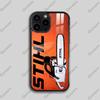 Funda de Teléfono Magnética con Logo de Motosierra S-STIHLs Para iPhone 16 15 14 13 12 11 Pro Max Plus Mini Magsafe Cubierta de Carga Inalámbrica