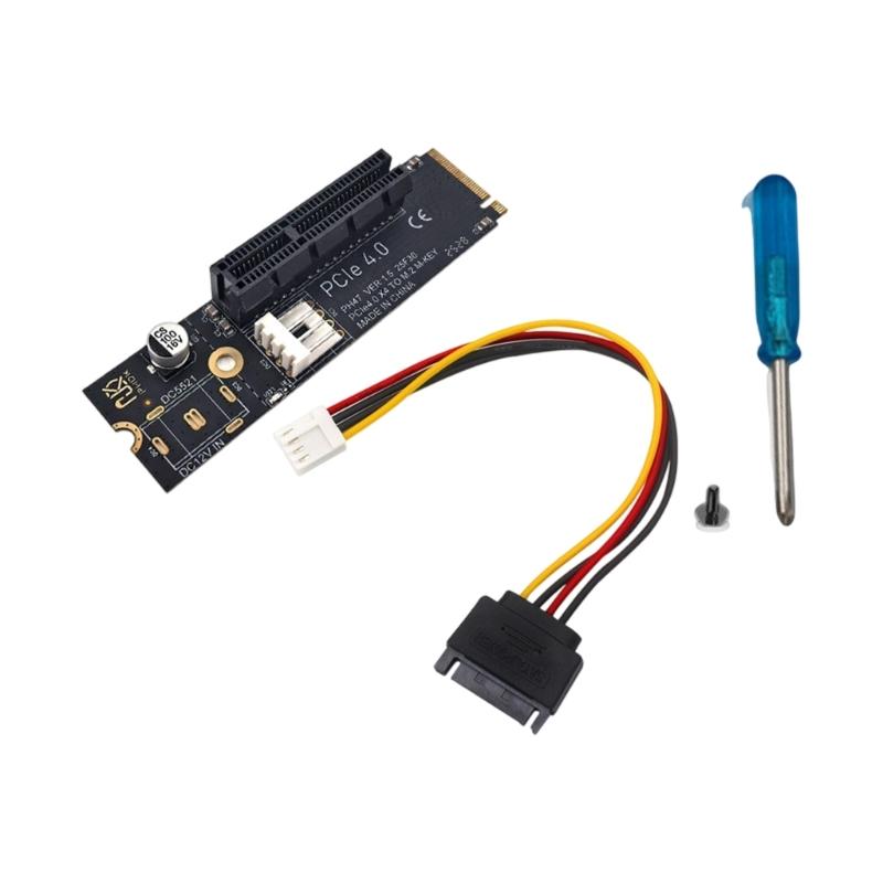 PCIE 4X To M.2 Adapter M.2 To PCIE 4X Hard Drive Converter Reader Adapter Card Replacement for Computer Accessories