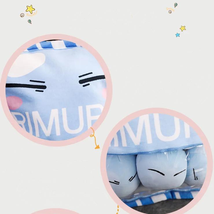 Sofa Cushion Two-dimensional Q Version Pillow Anime That Time I Got Reincarnated As A Slime Rimuru Tempest Cosplay Props Pillow