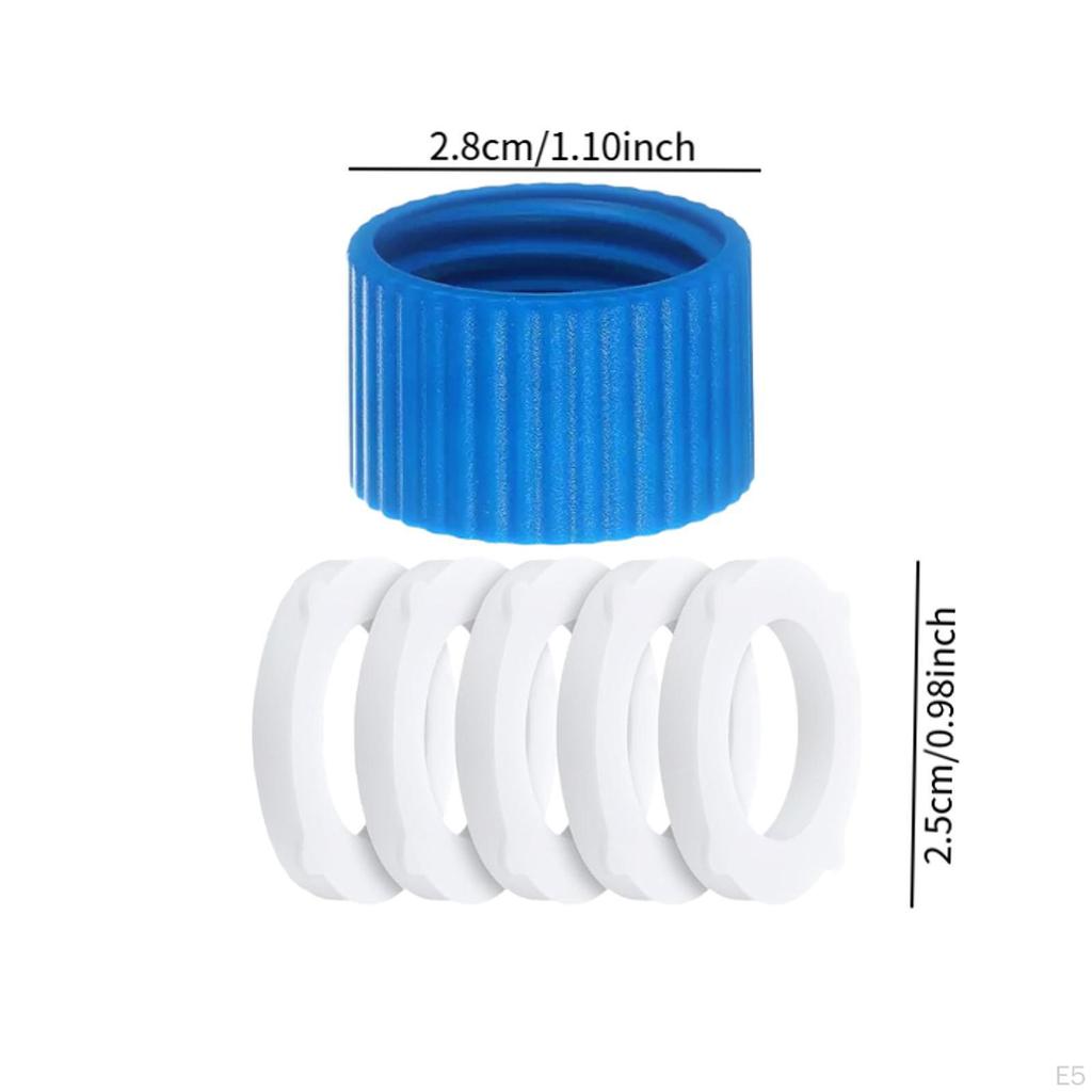 Wasseradapter Auslaufsicher 28mm mit Dichtung Gewinde für Notfall