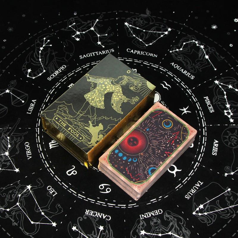 Rider-Waite Tarot Deck: Beginner-Friendly, Hot Stamped, Waterproof PVC Cards for Card Games.