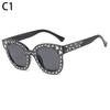 Occhiali da Sole da Donna con Montatura in Strass Diamante Protezione UV Occhiali da Sole Oversize Occhiali da Sole Quadrati da Donna