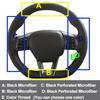 DIY Car Steering Wheel Cover For Hyundai Sonata 9 (3-Spoke | D-Shape) 2015-