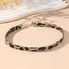 Vintage Brown Color Leopard Print Choker Necklace for Women Fashion Metal Clavicle Chain Necklace Jewelry Gift 2025 New