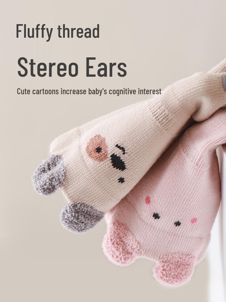 Nuove Calze da Pavimento per Bambini Antiscivolo Autunnali a Cartoni Animati – Carine, Presa su Tutta la Suola per Uso Interno, Educazione Precoce e Protezione dal Freddo