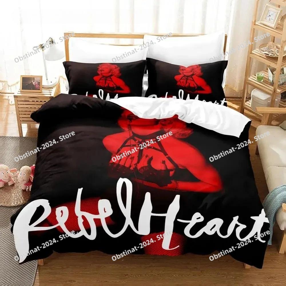 Singer Madonna Bedding set Printed Bed Set Duvet Cover Sheet Pillowcase Bed Soft Quilt Cover Full Queen King Size 3D Print
