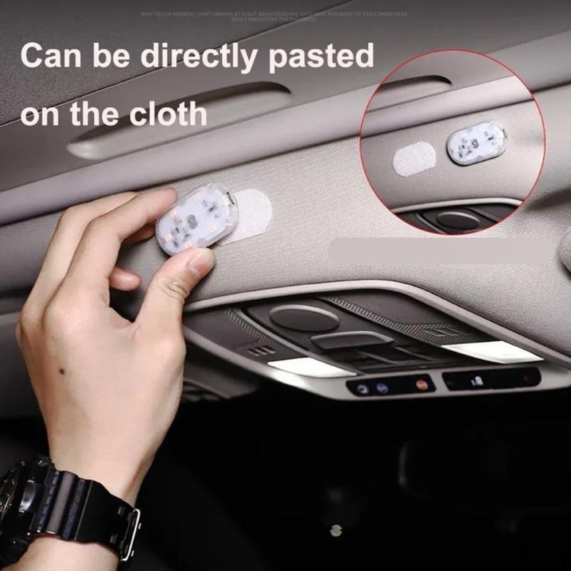 Adjustable Brightness Rechargeable Car Atmosphere LED Light with Touch Operation and Eye Friendly Illumination for Trips
