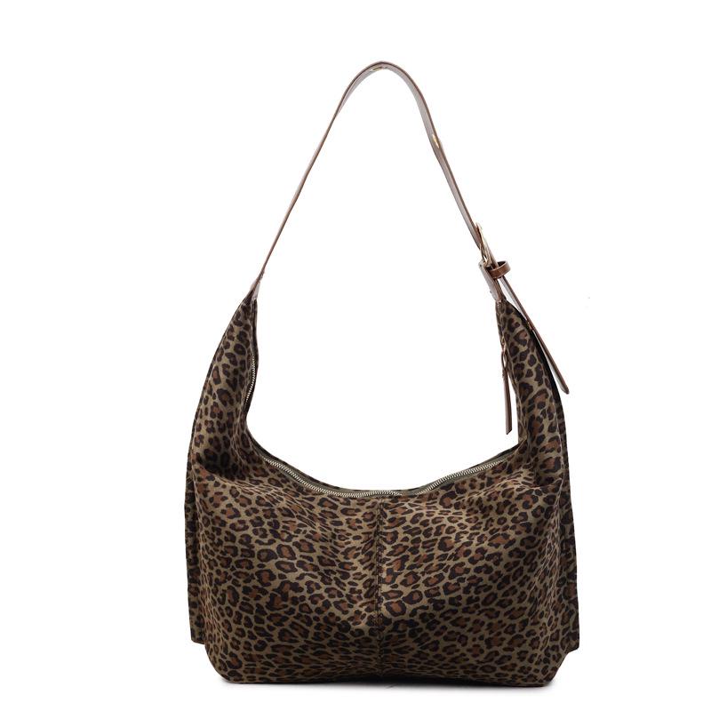 2025 New Leopard Print Versatile Women's Shoulder Bag - Casual, Stylish, Large Capacity Handbag