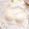 Plus Size Seamless Thin Push Up Wireless Sports Bra For Women