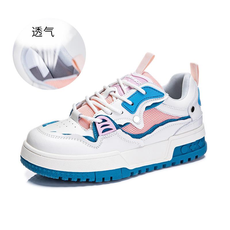

Color matching little white shoes women s 2025 spring new women s sports platform shoes fashion casual shoes versatile bread shoes women 35 синий