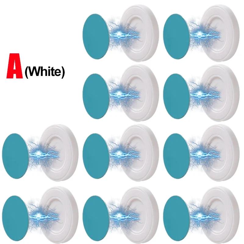 20/2Pcs Strong Magnetic Hook Wall Mount Anti-Lost Magnet Holder for Fridge Sticker Remote Control Storage Home Organizer Hooks