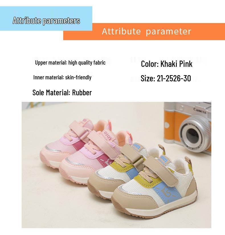 Spring New Arrivals: Infant & Toddler Unisex Non-slip Double Mesh Shoes with Soft Sole