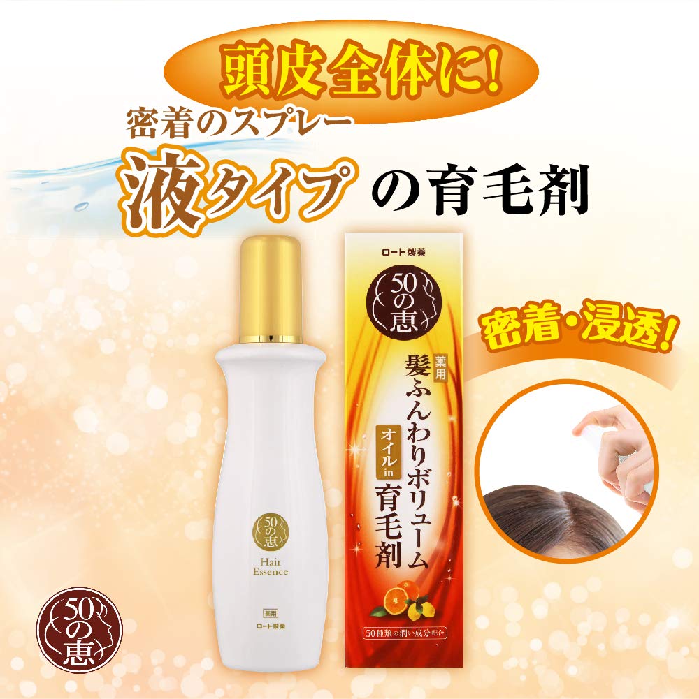 50 no Megumi Anti-Aging Haarwachstums-Spray 160ml Tonikum, Typ, [Quasi-Arzneimittel]