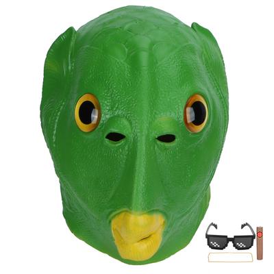 Latex Djurmasker Huvud Ansiktsskydd för Halloween Kostymfest Vuxen Djur Cosplay Rekvisita