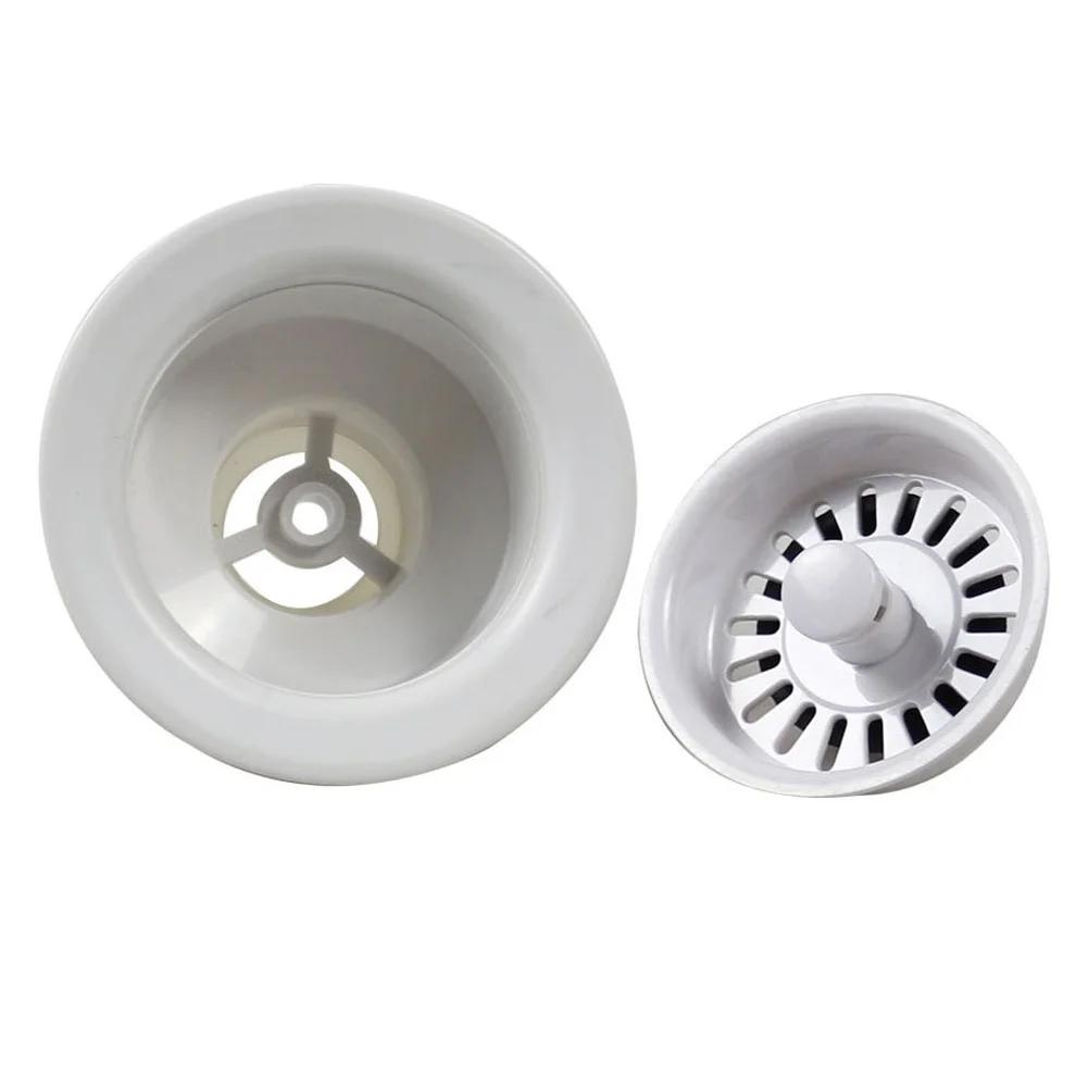 Kitchen Sink Basket Strainer 114mm Diameter For 88-95mm Hole With Double Sealing Rings And Quick-Drain Design