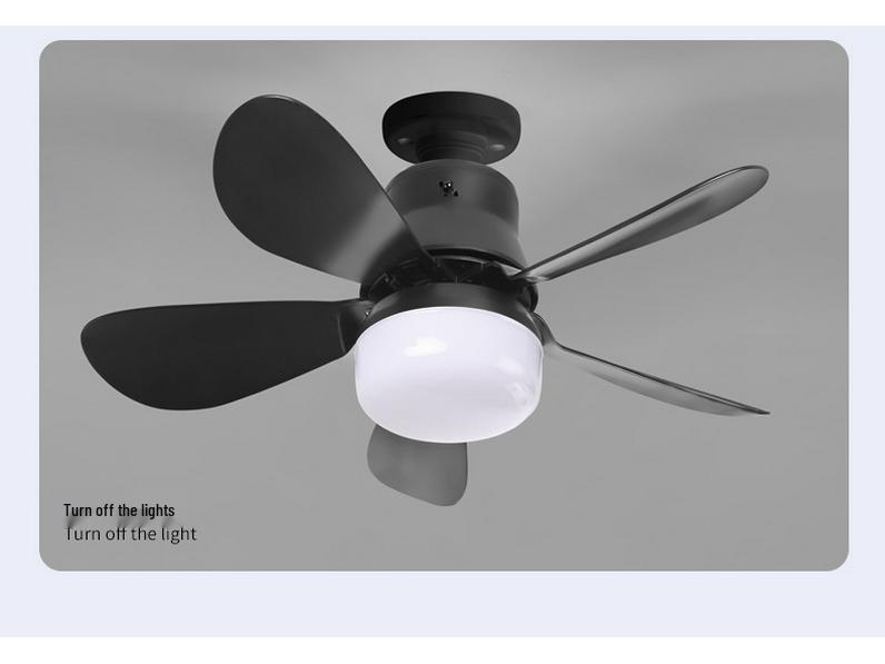 Dimmable LED Ceiling Fan Light - Adjustable Speed E27 Screw for Kids' Room