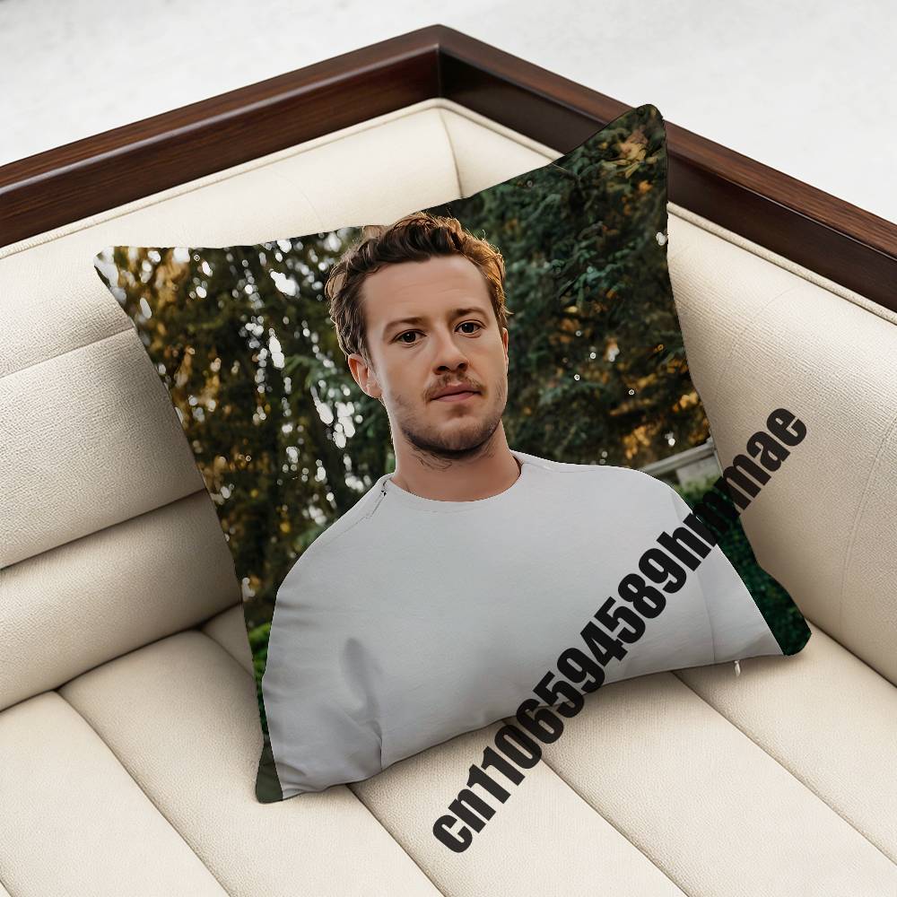 For 45X45Cm 40X40Cm British Actor J-Joseph Quinn Cat Throw Pillow Case Sham Square Car Pillowcase Pad Cushion Cover
