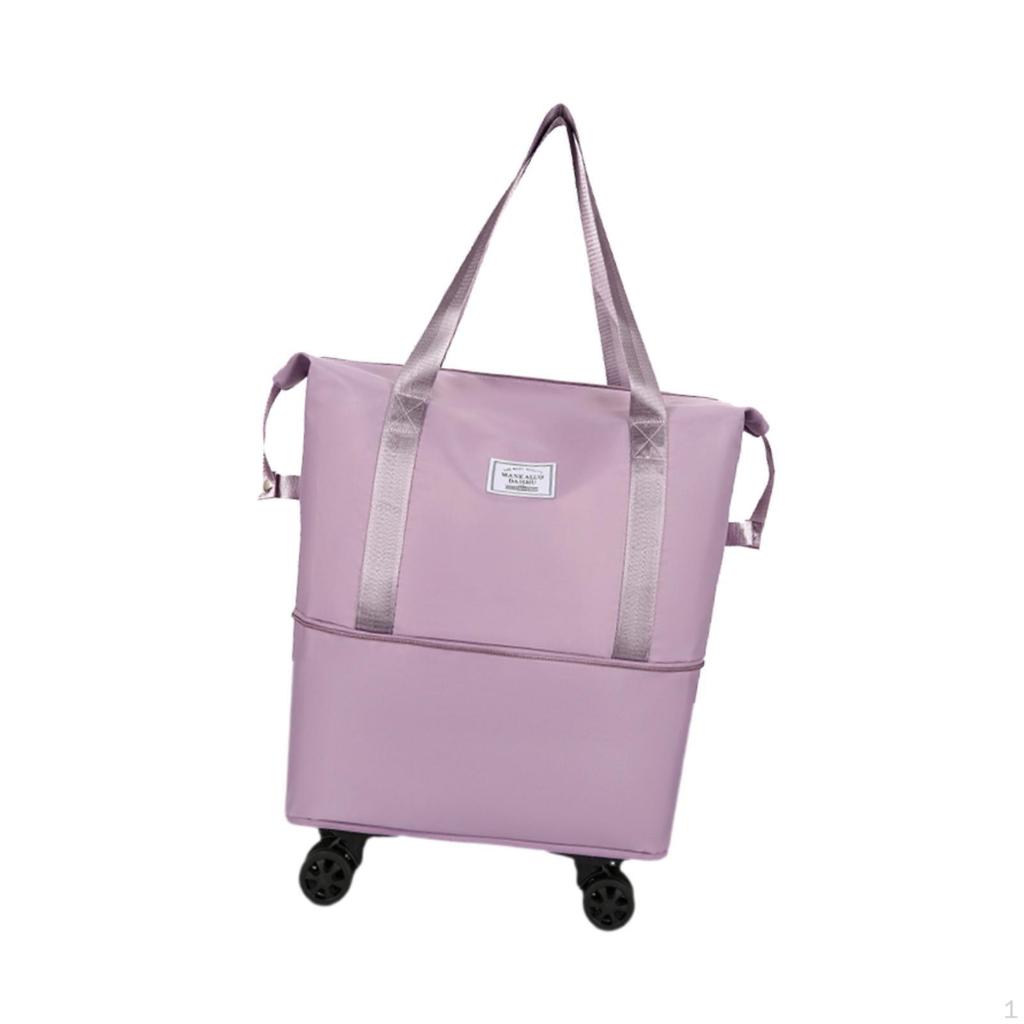 Compact Travel Duffel Bag with Wheels for Easy Transport