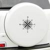 Fashion Compass Reflective PET Removable Sticker Decal Car Decoration