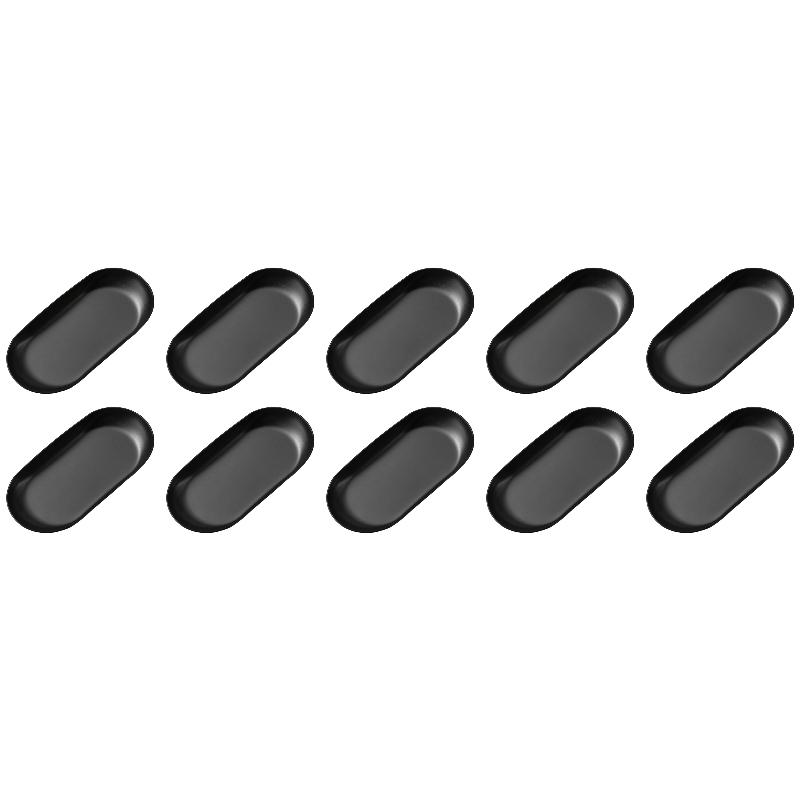 10pcs Mini Decorative Trays Stainless Steel with Golden Oval Pattern for Jewelry Display Bathroom Vanity Placing Holding Candles