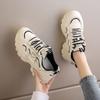 Women's Sports Shoes  Summer Leather Breathable Casual Versatile Dad Shoes
