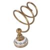 Antique Retro Style Hair Dryer Holder Antique Gold Blow Dryer Rack  Space Saving