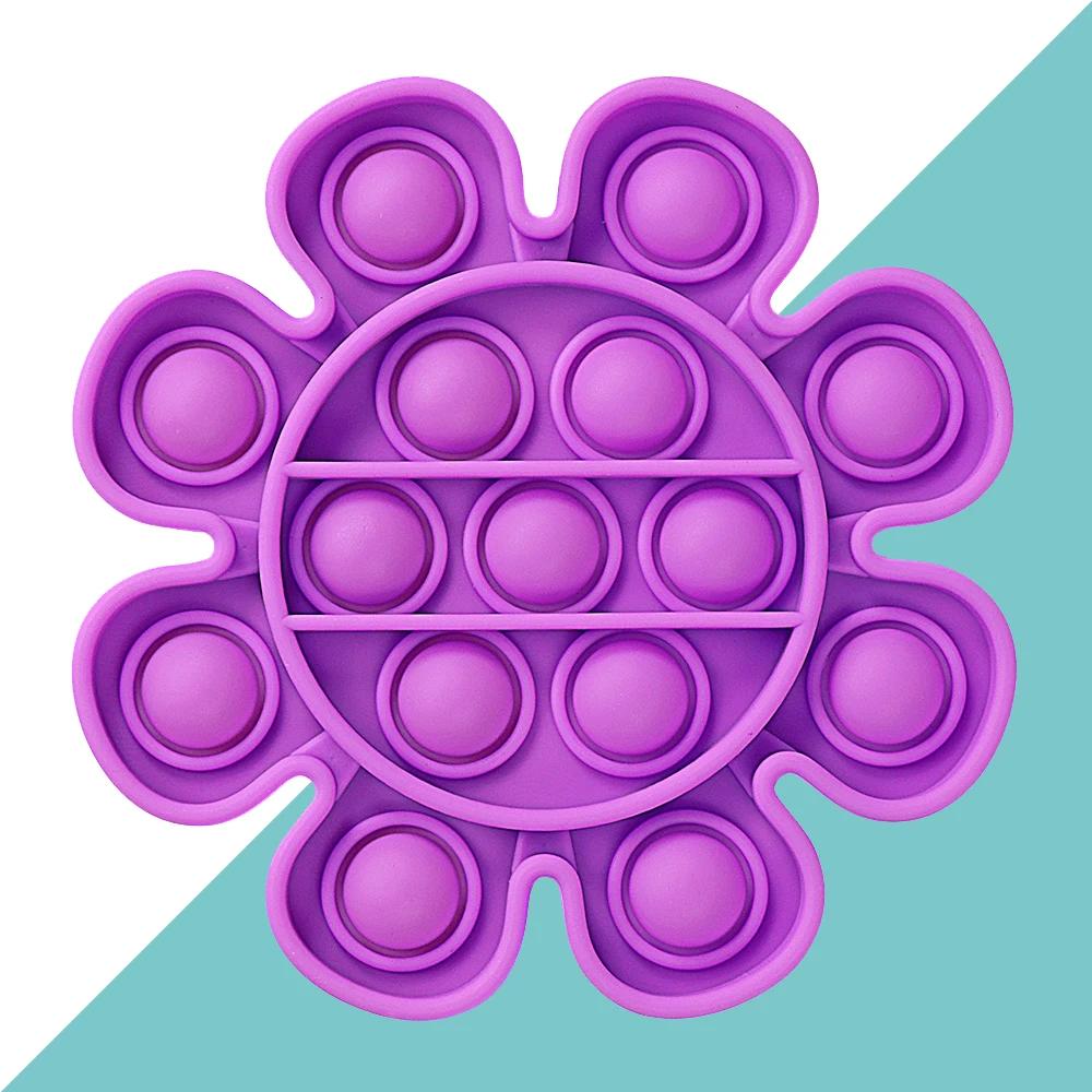 Push Bubble Toys Fidget Sensory Toy Stress Relief Toys Pack for Kids Adults Rainbow Anti-Anxiety Tools Office Stress Relief Toys