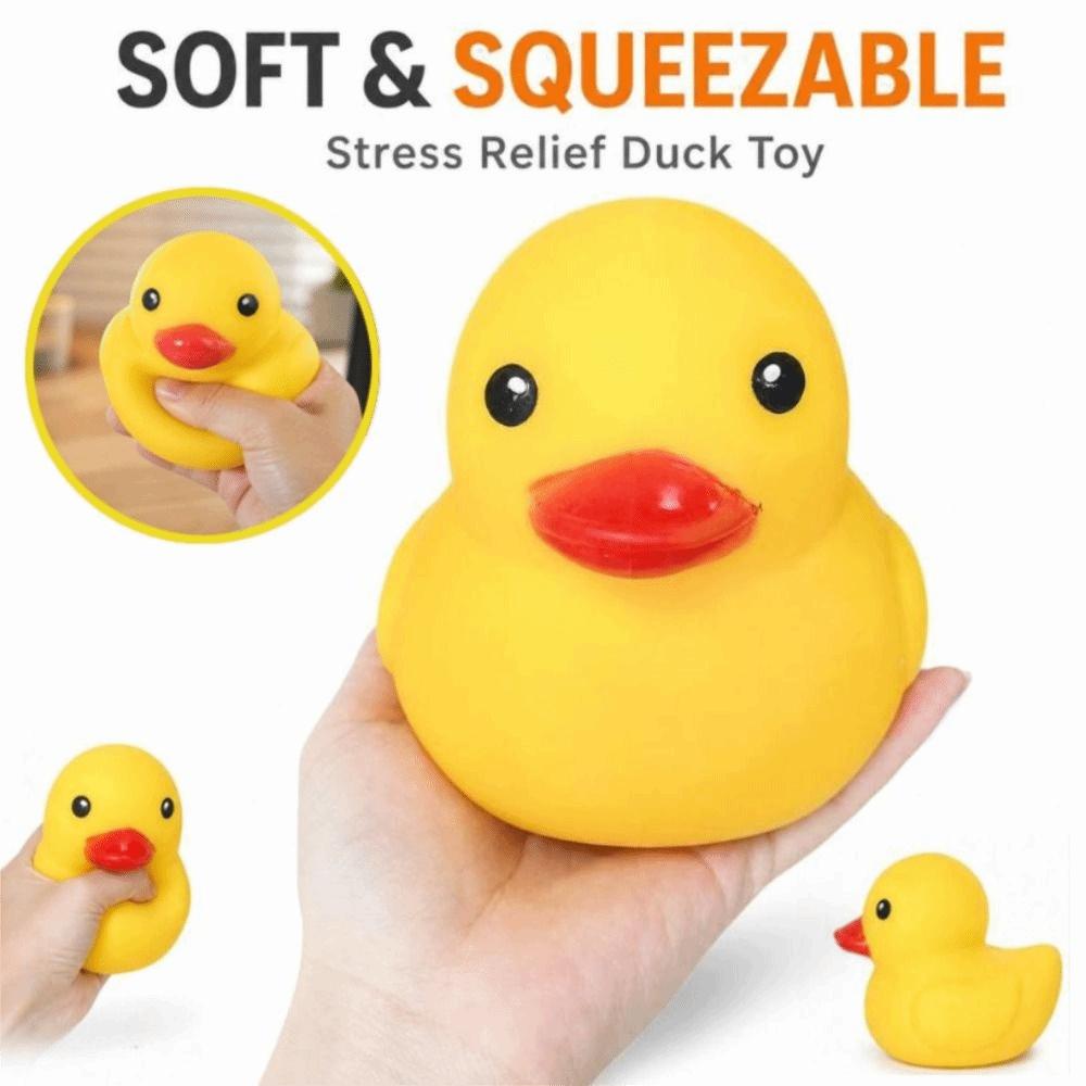 Non-Bounce Giant Duck Pinch Toy TPR ASMR Sensory Stress Toy Stress Relief Fidget Toy Stress Relief