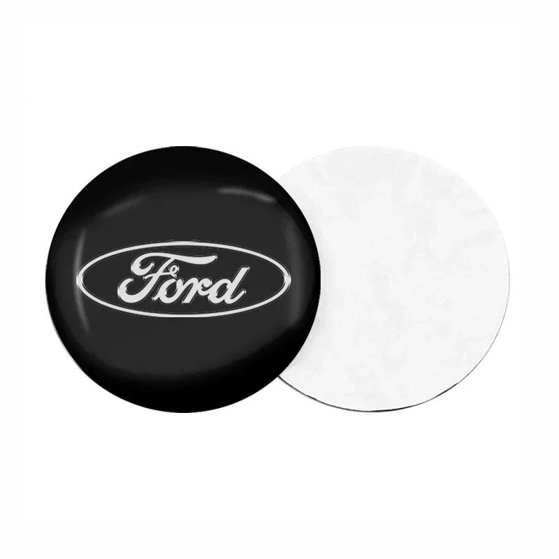 Car Sticker Ford 2025 Hot 4Pcs Car Styling 56mm Car Tyre Wheel Center Hub Cap Badge Sticker For Ford Focus Mk2 Mk3 Fiesta Ranger