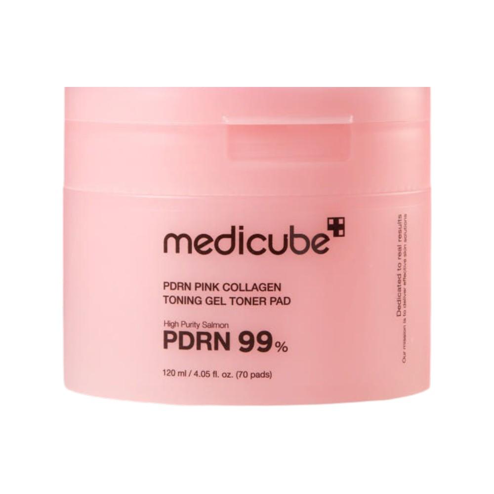 Medicube PDRN Collagen Glow Toner Pad Deep Hydrating Brightening Facial Sheet 150ml (100 Sheets)