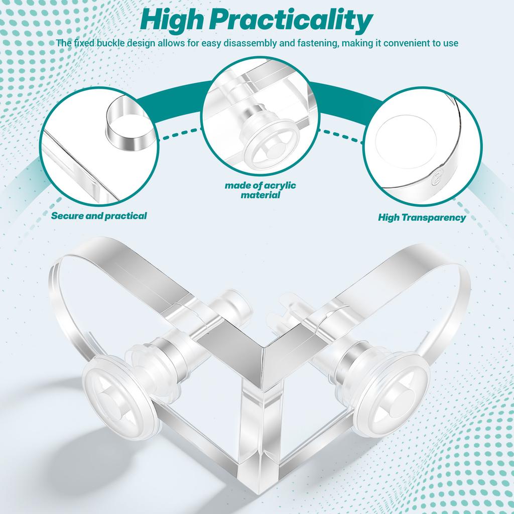 15 Clear Acrylic Corner Brackets For Boxes Heavy Duty Fixing Clips Detachable Fasteners Practical Transparent Angle Connectors