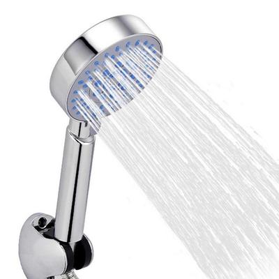 Chrome Brass Water Saving Round Hand Shower Head Handheld Sprayer Bathroom Accessories
