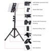 1Pc Floor Tablet Tripod Stand 4.7-12.9" Universale Tripod Stand Black IPhone Tablet Mount Stand Free Standing 360° Rotation