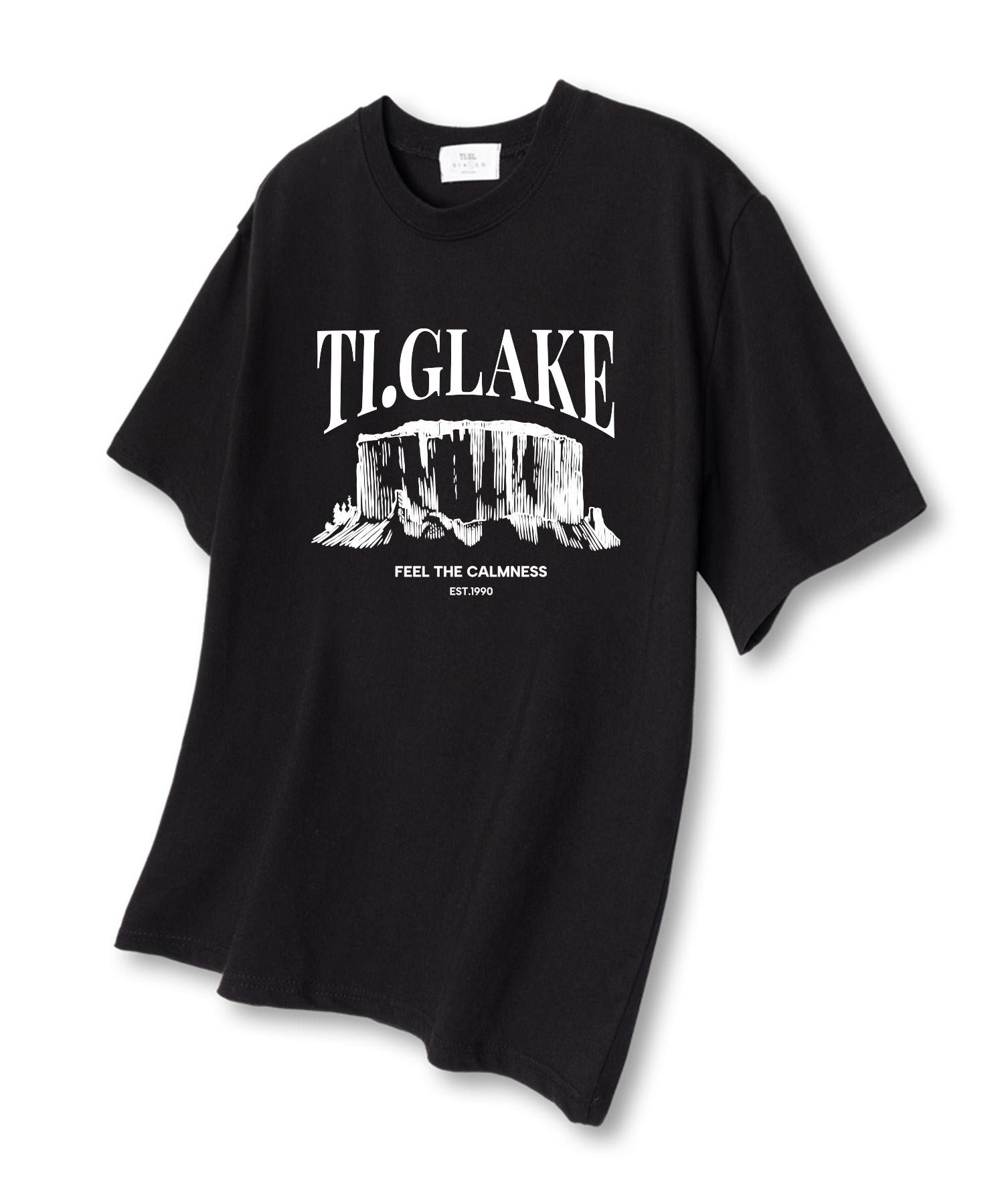 Tee Glake Cliff Oversized Short Sleeve T-Shirt Black Xl