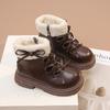 Girls' Waterproof Vintage Martin Boots 2025: New Velvet-Lined Short Boots for Autumn/Winter