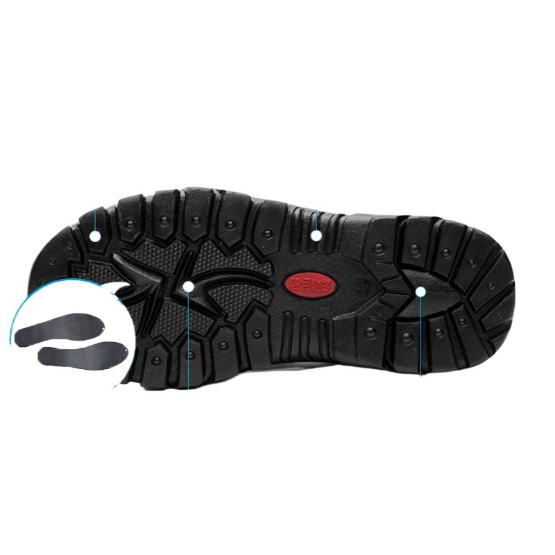 Lehká pracovní obuv Pánská bezpečnostní obuv proti nárazu a propíchnutí Letní prodyšná ocelová špička