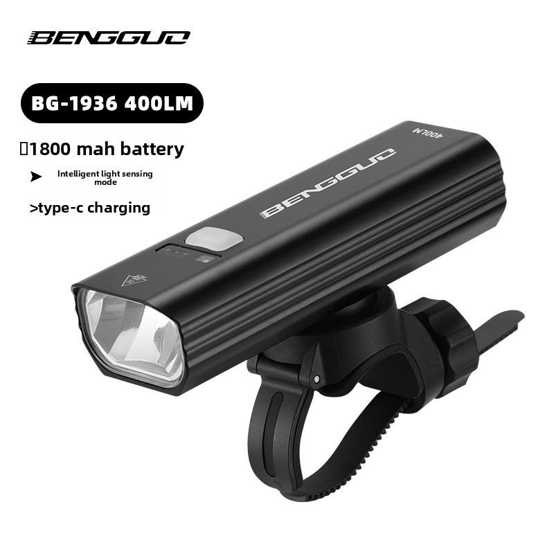 

Bicycle Front Light With Waterproof Metal Alloy For Night Riding Safety 400 Lumens