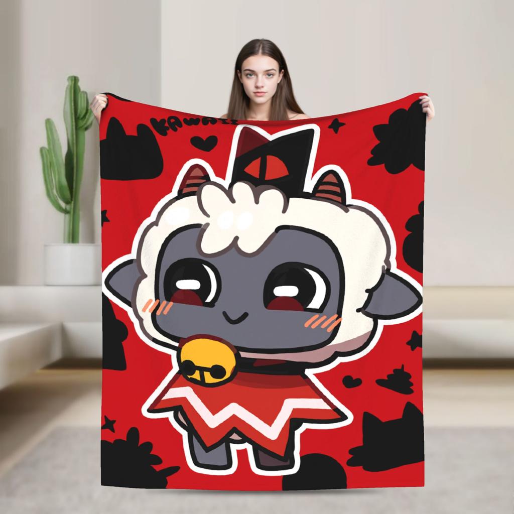 Cult of the Lamb Warm Soft Blankets Picnic Plush Throw Blanket Fashion Home Decor Flannel Bedspread Sofa Bed Cover