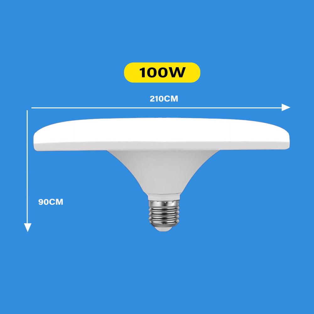 Super LED Bulb 220v E27 Base Household Energy Saving Lamp Indoor Lighting Flying Saucer Light 6500k Ceiling Lamp Garage Light