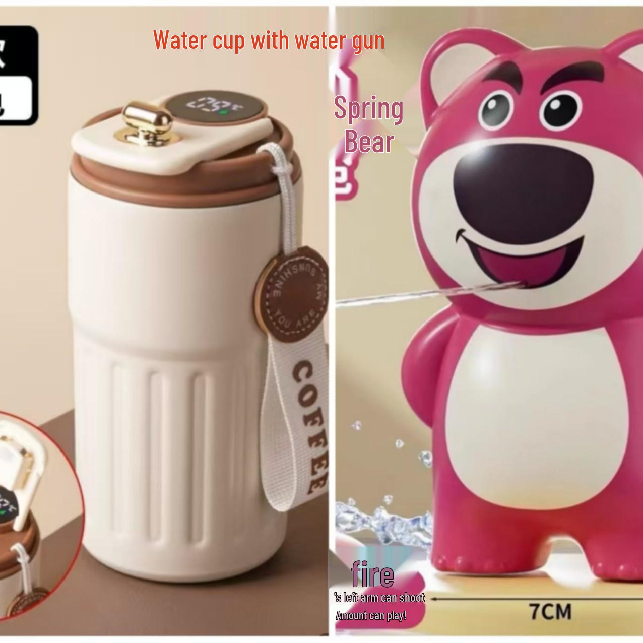 

Термокружка из нержавеющей стали большой вместимости с дисплеем температуры - Идеально подходит для кофе, воды и для портативного использования 450ML