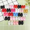 1 Pairs Fashion Doll Shoes Boots Cute Mini Shoes Dolls Stand Other Accessories for 17cm Dolls