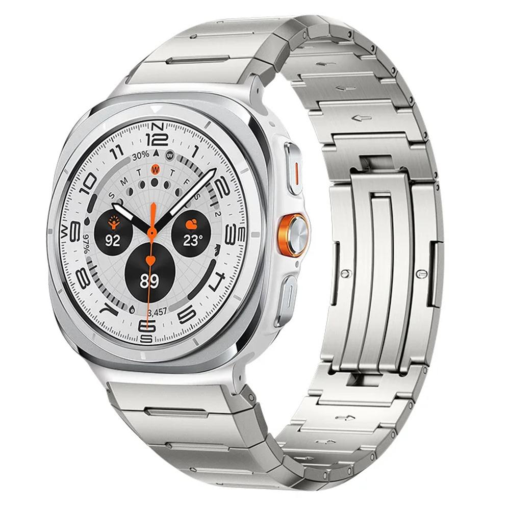 For Samsung Galaxy Watch Ultra (2025) 47mm/Ultra 47mm Titanium Alloy Watch Band Replacement Watch Strap