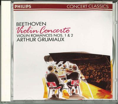 CD BEETHOVEN - Violin Concerto Violin Romances Nos SDMP18 Philips Japan Classical Used
