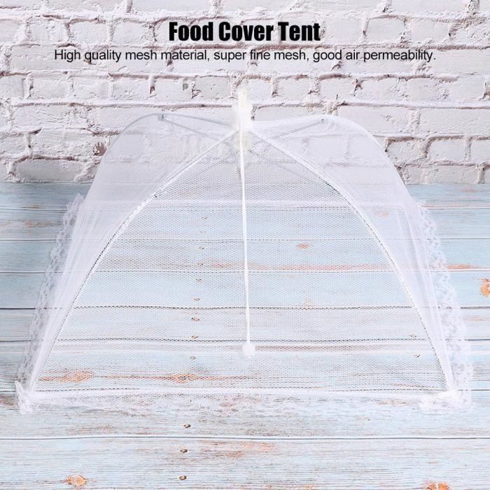 Food Cover - Foldable - Reusable - White Mesh