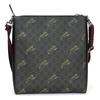 Used GUCCI Shoulder Bag 474137 GG Supreme Canvas Black Gray Dora