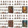 Christmas Countdown Advent Calendar Acrylic Booklet Christmas Tree Decorations For Holiday Gifting