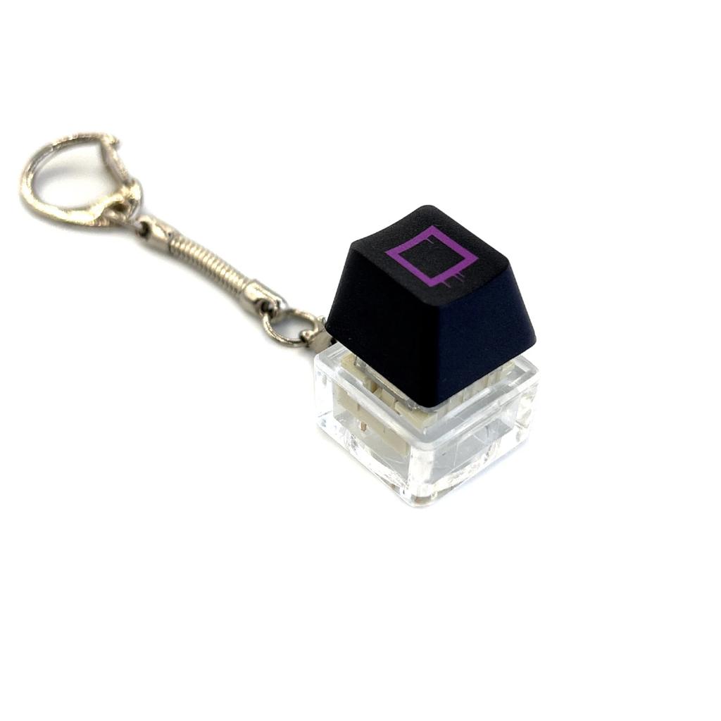 Decompression Keychain Mechanical Keyboard Button Keyring Fingertip Key Cap Pendant Antistress Toy