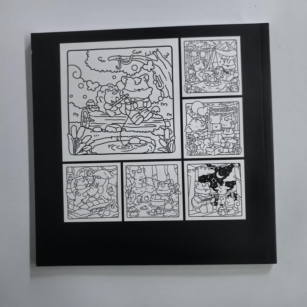 Comfy Buddies Cute & Comfy Coloring Book for Adults Cute Drawing Book Perfect Gift for Party and Birthday