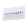 10 ks Karbidová fréza Modrá kukuřičná koncová fréza Gravírovací bit pro CNC PCB stroje (1,0 mm)