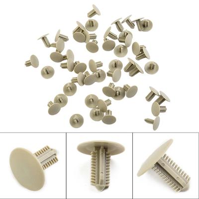 50 Clip de Revestimiento de Techo Panel de Recorte Retenedor Sujetador de Nylon Para Toyota 63399-26050 Astener Para Toyota 63399-26050